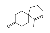 4-acetyl-4-propylcyclohexan-1-one Structure