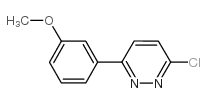 3-CHLORO-6-(3-METHOXYPHENYL)-PYRIDAZINE结构式