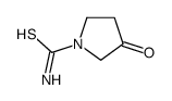 1-Pyrrolidinecarbothioamide,3-oxo-(9CI) Structure