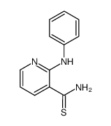 2-Anilinonicotinic acid thioamide结构式