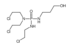 3-[[bis(2-chloroethyl)amino-(2-chloroethylamino)phosphoryl]amino]propan-1-ol结构式