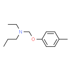 1-Propanamine,N-ethyl-N-[(4-methylphenoxy)methyl]-(9CI) Structure