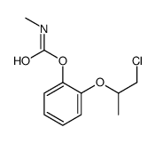 [2-(1-chloropropan-2-yloxy)phenyl] N-methylcarbamate structure