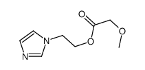 2-imidazol-1-ylethyl 2-methoxyacetate Structure