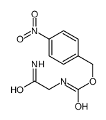 (4-nitrophenyl)methyl N-(2-amino-2-oxoethyl)carbamate Structure