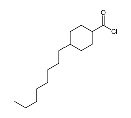 4-octylcyclohexane-1-carbonyl chloride Structure