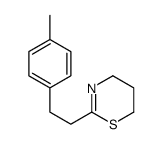 4H-1,3-Thiazine,5,6-dihydro-2-(p-methylphenethyl)-(8CI) Structure