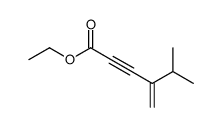 ethyl 5-methyl-4-methylidenehex-2-ynoate结构式