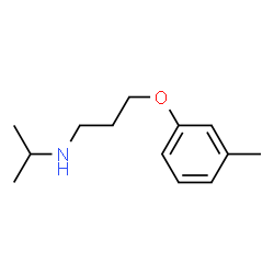 Propylamine, N-isopropyl-3-(m-tolyloxy)- (8CI)结构式