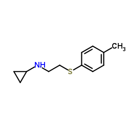 Cyclopropylamine, N-[2-(p-tolylthio)ethyl]- (8CI) Structure