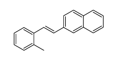 trans-2-(o-methyl-β-styryl)naphthalene Structure