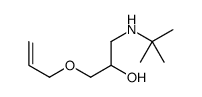 1-(tert-butylamino)-3-prop-2-enoxypropan-2-ol Structure