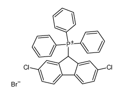 (2,7-dichlorofluorenyl)triphenylphosphonium bromide结构式