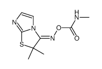 2,2-dimethyl-3-[O-(methyl carbamoyl)oximino]-2,3-dihydroimidazo[2,1-b]thiazole结构式