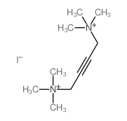 trimethyl-(4-trimethylammoniobut-2-ynyl)azanium structure