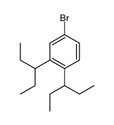 4-bromo-1,2-di(pentan-3-yl)benzene结构式