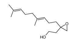 2-[2-((E)-4,8-Dimethyl-nona-3,7-dienyl)-oxiranyl]-ethanol结构式
