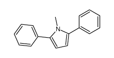 1-methyl-2,5-diphenylpyrrole Structure