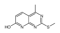 4-甲基-2-(甲基硫烷基)-7H,8H-吡啶并[2,3-d]嘧啶-7-酮结构式