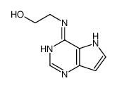 2-(5H-pyrrolo[3,2-d]pyrimidin-4-ylamino)ethanol结构式