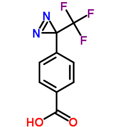 Benzoic acid,4-[3-(trifluoromethyl)-3H-diazirin-3-yl]- structure