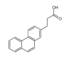 3-[2]phenanthryl-propionic acid Structure