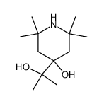 2,2,6,6-tetramethyl-4-hydroxy-4-(1-hydroxy-1-methylethyl)piperidine结构式