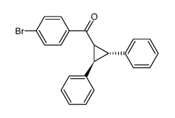 cis,trans-2,3-Diphenyl-1-(p-bromobenzoyl)cyclopropane Structure