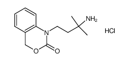 1-(3-amino-3-methyl-butyl)-1,4-dihydro-benzo[d][1,3]oxazin-2-one hydrochloride Structure
