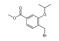 methyl 4-(bromomethyl)-3-isopropoxybenzoate结构式