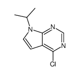 4-Chloro-7-isopropyl-7H-pyrrolo[2,3-d]pyrimidine Structure