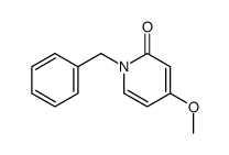 1-benzyl-4-methoxypyridin-2(1H)-one结构式