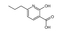 2-hydroxy-6-propyl-nicotinic acid Structure