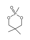 2,5,5-Trimethyl-1,3,2-dioxaphosphorinane 2-oxide Structure