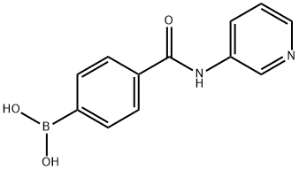 Boronic acid, [4-[(3-pyridinylamino)carbonyl]phenyl] Structure
