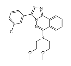 3-(3-chlorophenyl)-N,N-bis(2-methoxyethyl)-[1,2,4]triazolo[3,4-a]phthalazin-6-amine Structure