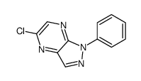 5-chloro-1-phenylpyrazolo[3,4-b]pyrazine Structure