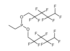 bis(2,2,3,3,4,4,5,5-octafluoropentyl) ethylphosphonite Structure