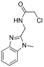 2-CHLORO-N-(1-METHYL-1H-BENZOIMIDAZOL-2-YLMETHYL)-ACETAMIDE Structure