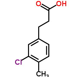 3-(3-Chloro-4-methylphenyl)propanoic acid Structure