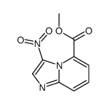3-Nitro-imidazo[1,2-a]pyridine-5-carboxylic acid methyl ester Structure