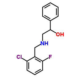 2-[(2-Chloro-6-fluorobenzyl)amino]-1-phenylethanol Structure