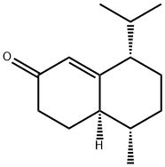 2(3H)-Naphthalenone, 4,4a,5,6,7,8-hexahydro-5-methyl-8-(1-methylethyl)-, (4aR,5S,8S)-结构式