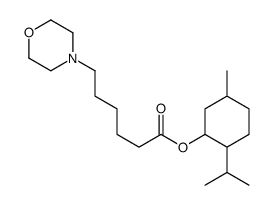 (5-methyl-2-propan-2-ylcyclohexyl) 6-morpholin-4-ylhexanoate Structure