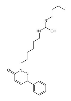 1-butyl-3-[6-(6-oxo-3-phenylpyridazin-1-yl)hexyl]urea结构式