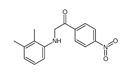 2-(2,3-dimethylanilino)-1-(4-nitrophenyl)ethanone结构式