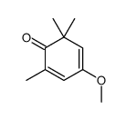 4-methoxy-2,6,6-trimethylcyclohexa-2,4-dien-1-one Structure