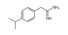 2-(4-ISOPROPYL-PHENYL)-ACETAMIDINE Structure