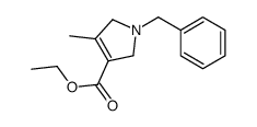 ethyl 1-benzyl-4-methyl-2,5-dihydropyrrole-3-carboxylate Structure