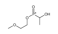 1-hydroxyethyl-(2-methoxyethoxy)-oxophosphanium结构式